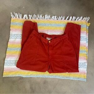 Big Bud Press Pencil Pants 1X EUC XXL Plus Size Red Cinnamon Colour 🖍️